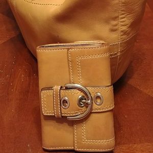 Leather trifold wallet